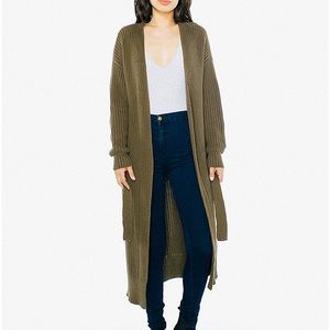American apparel fisherman long cardigan M/L